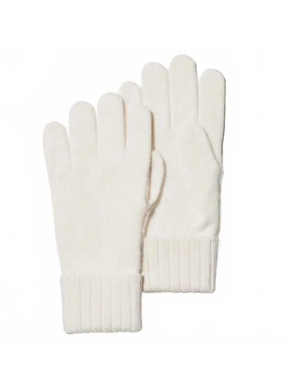 Uniqlo Cashmere Knitted Gloves NWT Off White Medium